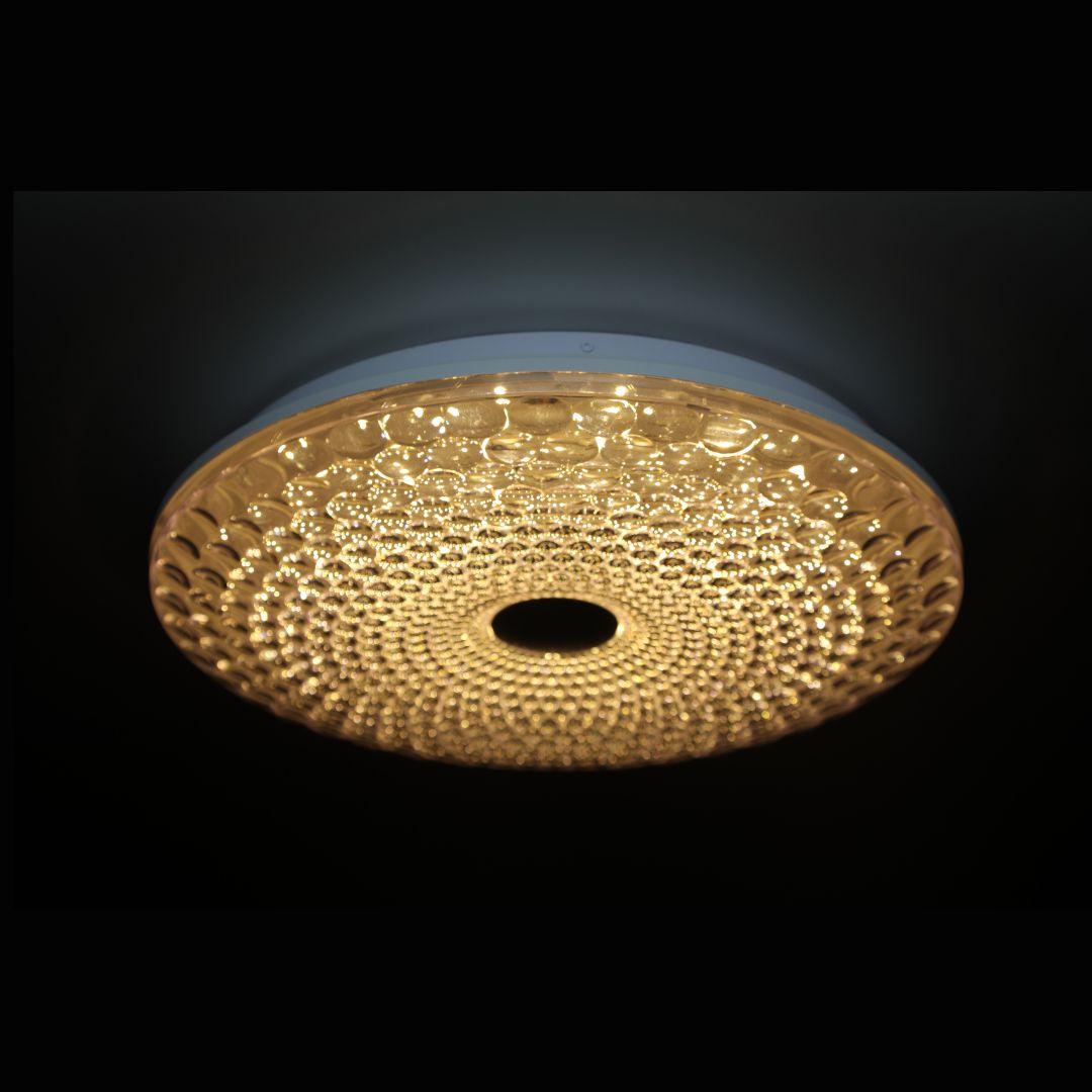Plafon LED Vintage 32W - Mudança de tom de luz com interruptor