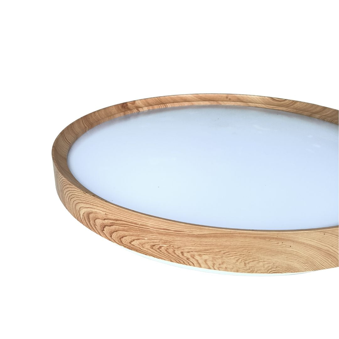 Plafón LED 32W Color Madera - Cambio de Tono de Luz con Interruptor