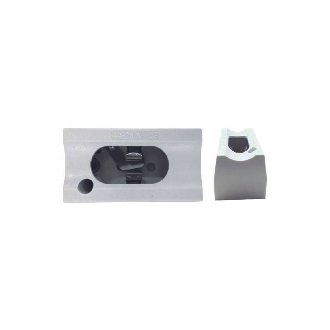 Suporte para lâmpada E27 com interruptor dimmer em latão envelhecido 50 x 93 mm