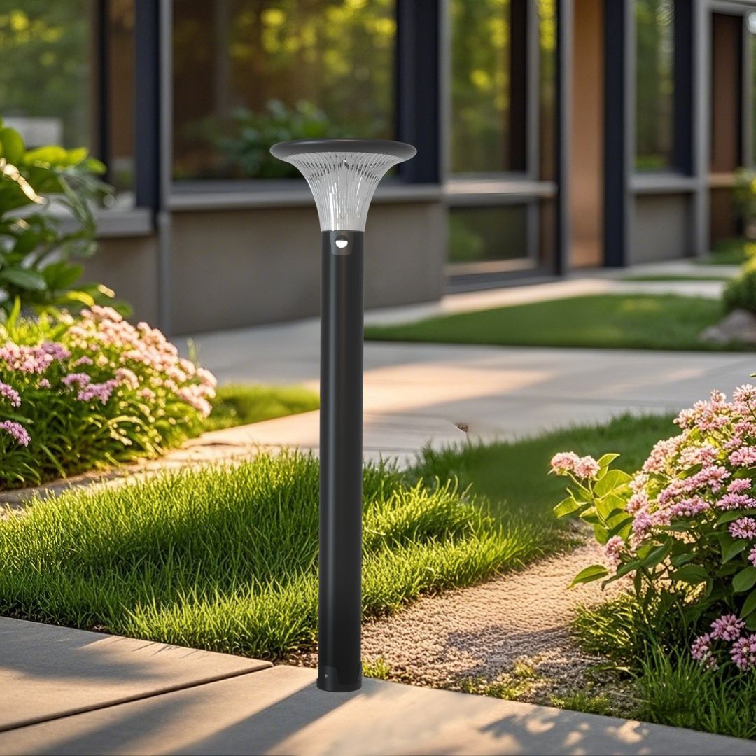 Cabeça conduzida solar 20w 4000k IP65 da luz de rua com sensor crepuscular