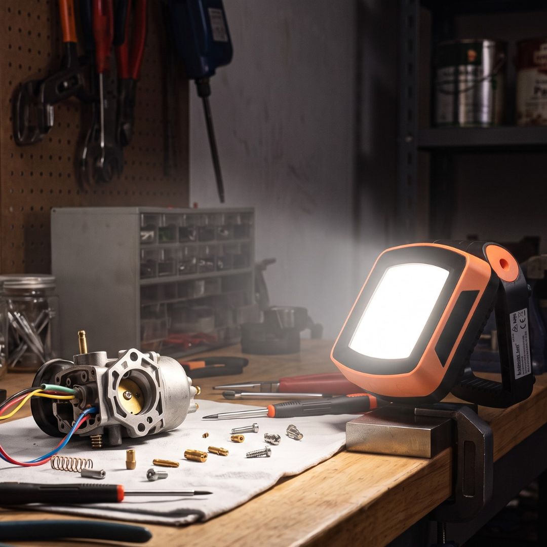Foco de Trabajo Led 5W 4000K Exterior Portátil Recargable IP65 con Gancho e Imán