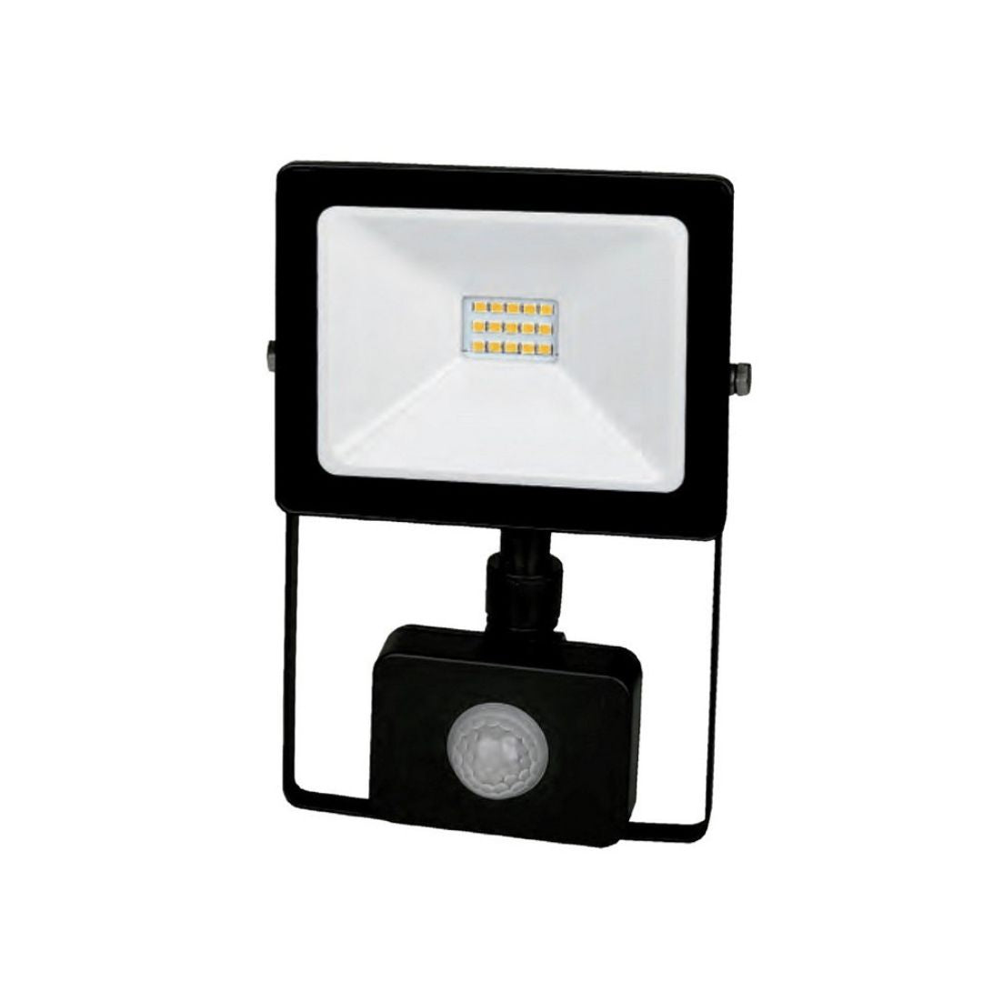 Proyector Led Exterior 10W 3000k con Sensor de Presencia y Crepuscular IP65