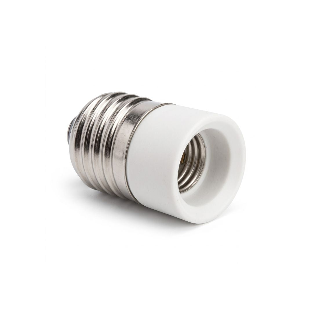 Adaptador de Rosca E27 a E14 Blanco