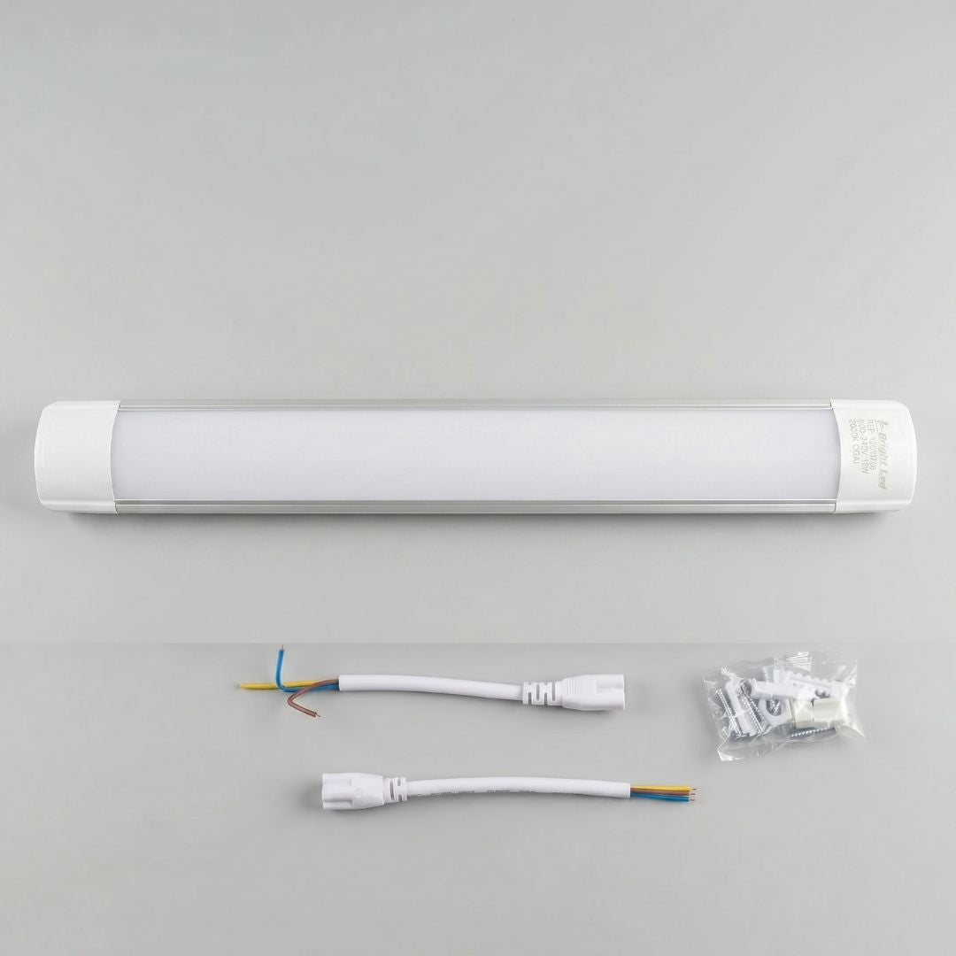 Plafonnier LED CTT 40W avec changement de tonalité, rectangulaire 168x700x56 mm
