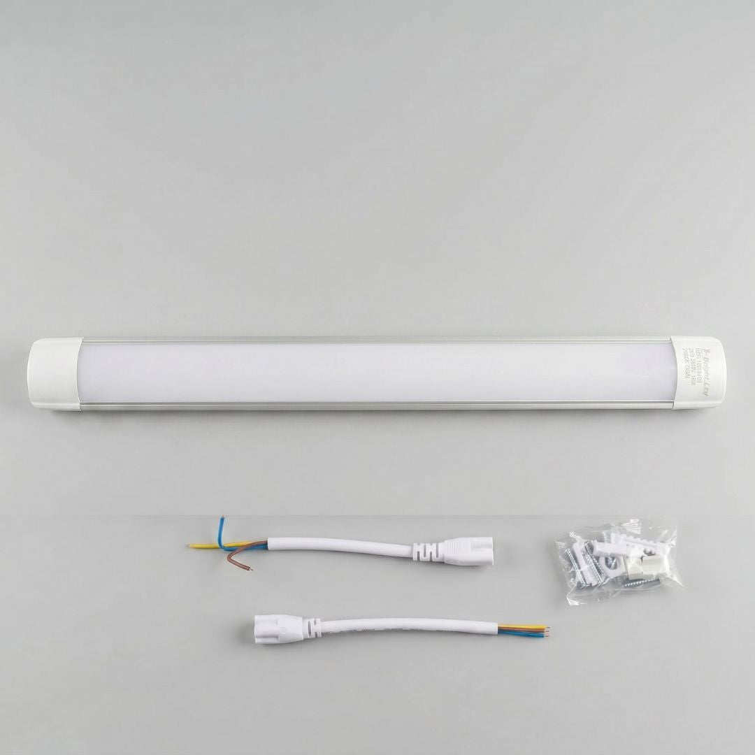 Plafonnier LED CTT 40W avec changement de tonalité, rectangulaire 168x700x56 mm