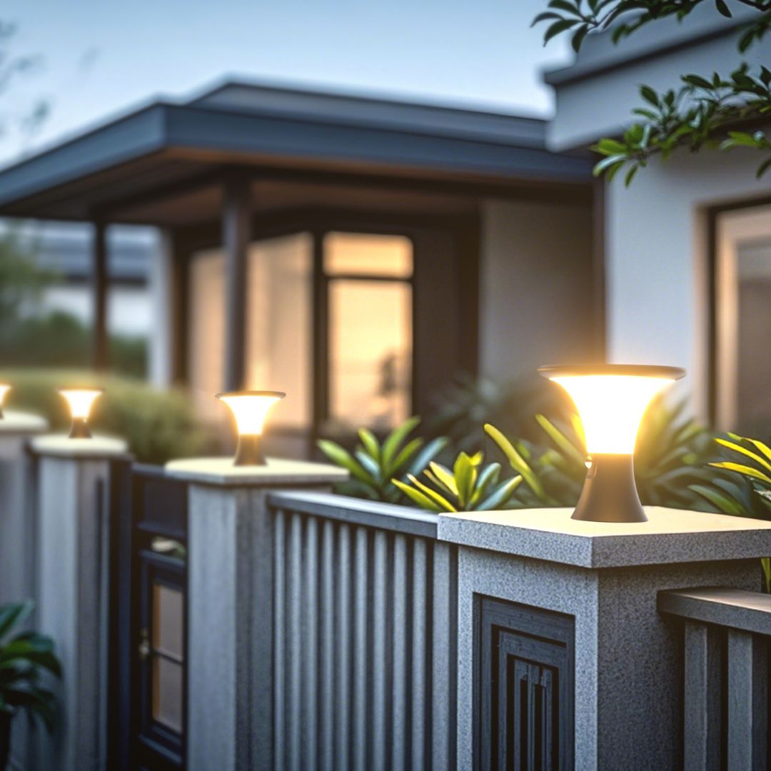 Cabeça conduzida solar 20w 4000k IP65 da luz de rua com sensor crepuscular