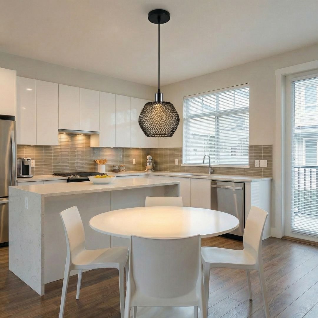 Tulipa de Metal LED Cesta Plegable para Lámpara de Techo