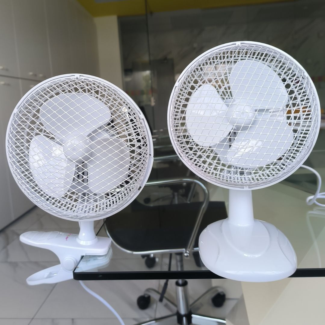 Ventilador de Sobremesa con Pinza de Sujeción 16w con 2 Velocidades
