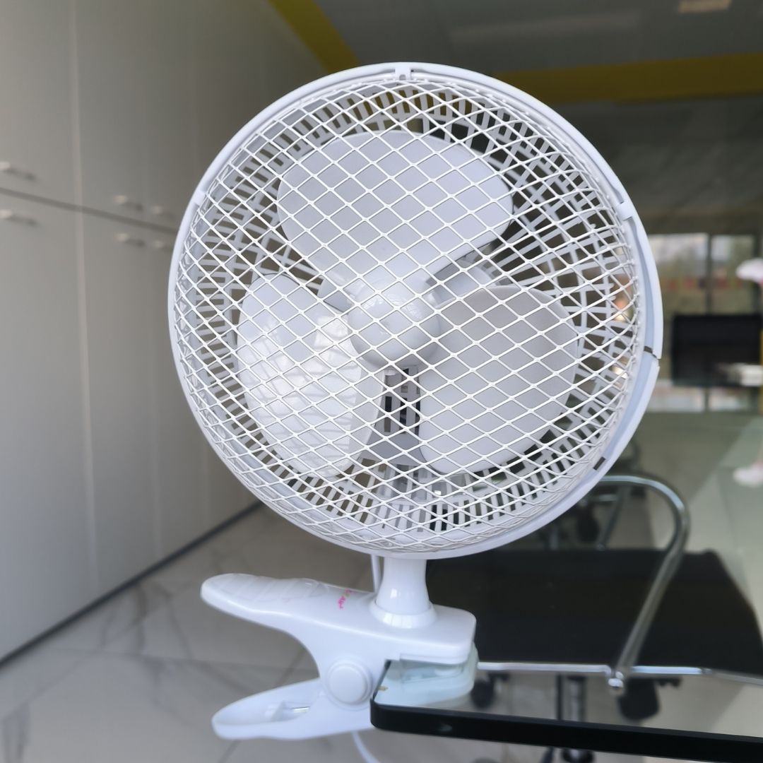 Ventilador de Sobremesa con Pinza de Sujeción 16w con 2 Velocidades