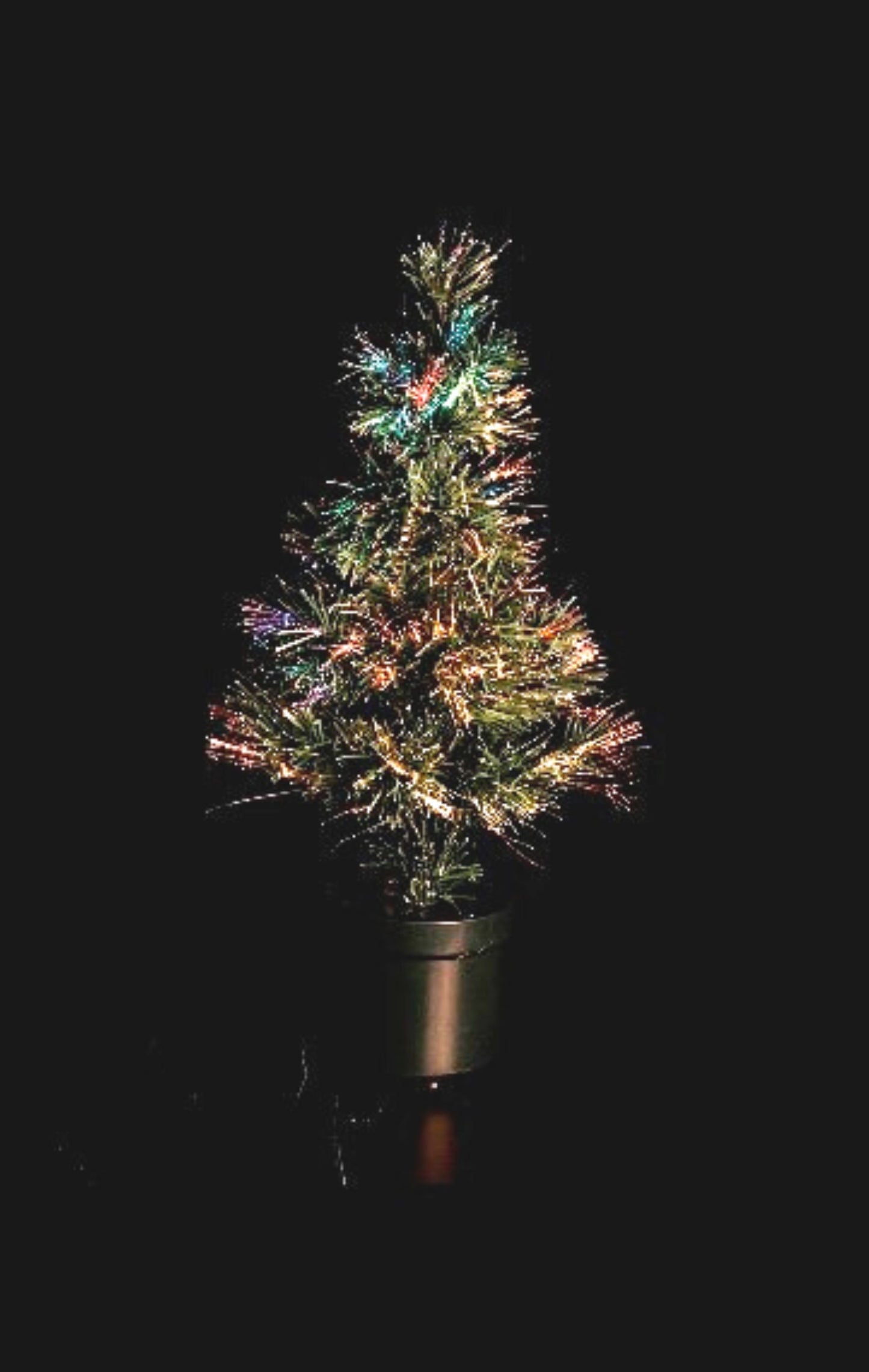 Árbol de Navidad Led Fibra Óptica Multicolor con Efectos