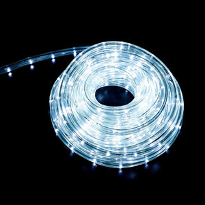 Tubo Luminoso 240 Leds 10 m. con Controlador Efectos Blancas Exterior