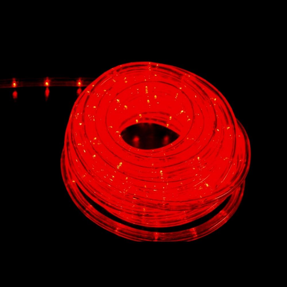 Tubo Luminoso 240 Leds 10 m. con Controlador Efectos Rojos Exterior