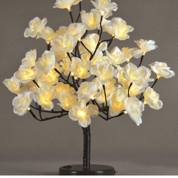 Rosal Blanco 48 Luces Leds Blanco Cálido