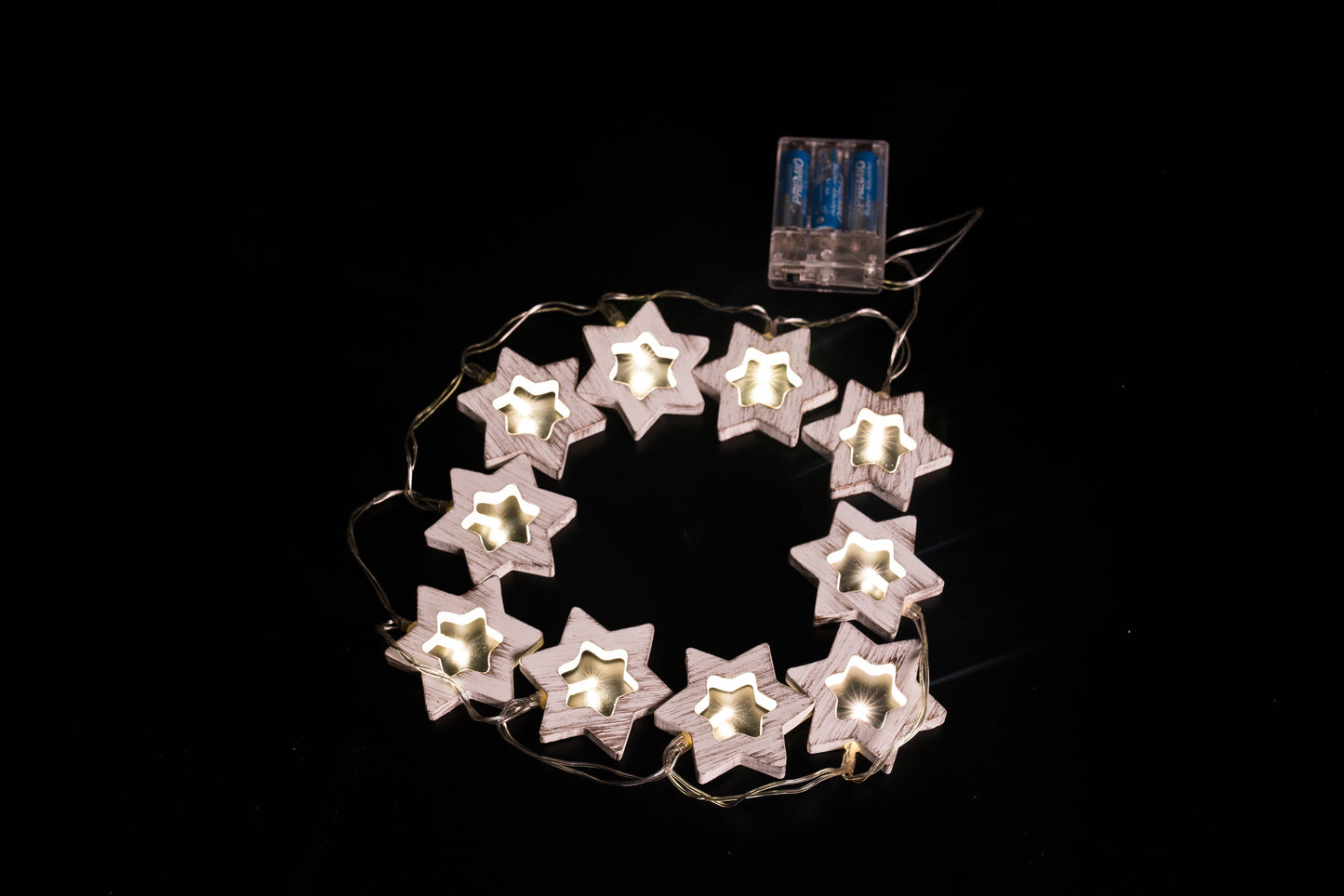 Guirnalda Led Estrellas Rústicas.