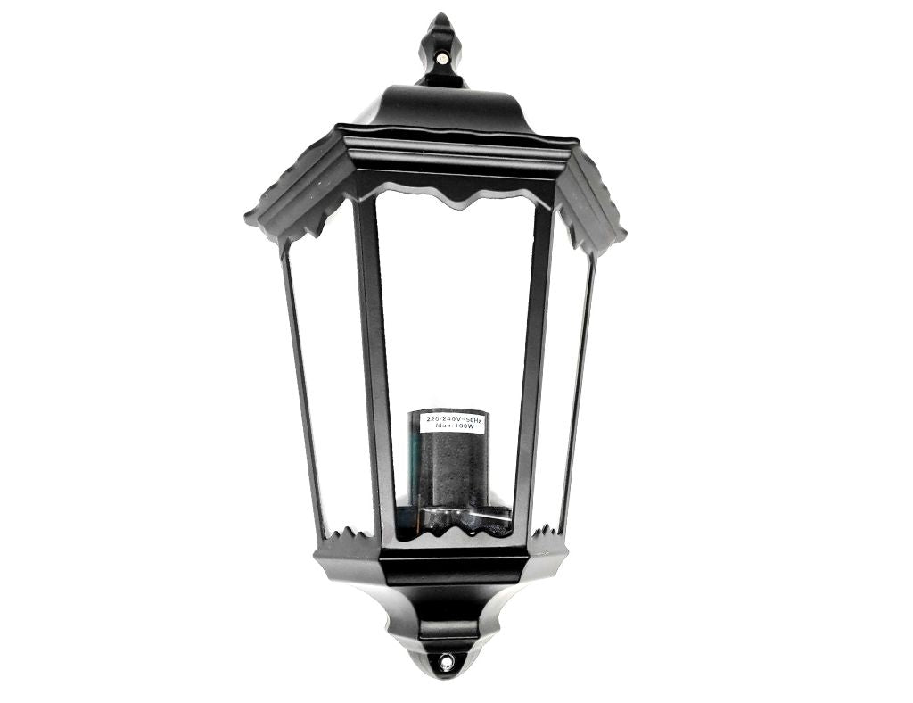 Farol de Pared Exterior Rústico de Metal 1xe27