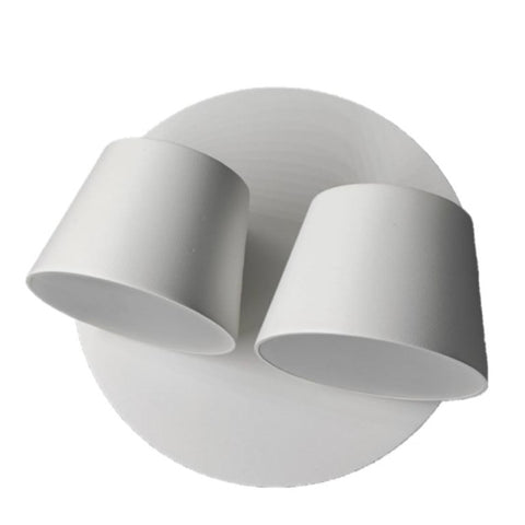 Aplique Doble Luz Led Dirección Ajustable 2 x 6 w 2700 K Blanco