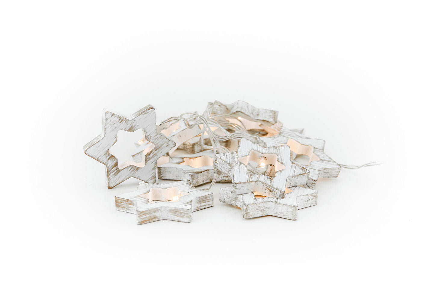 Guirnalda Led Estrellas Rústicas.