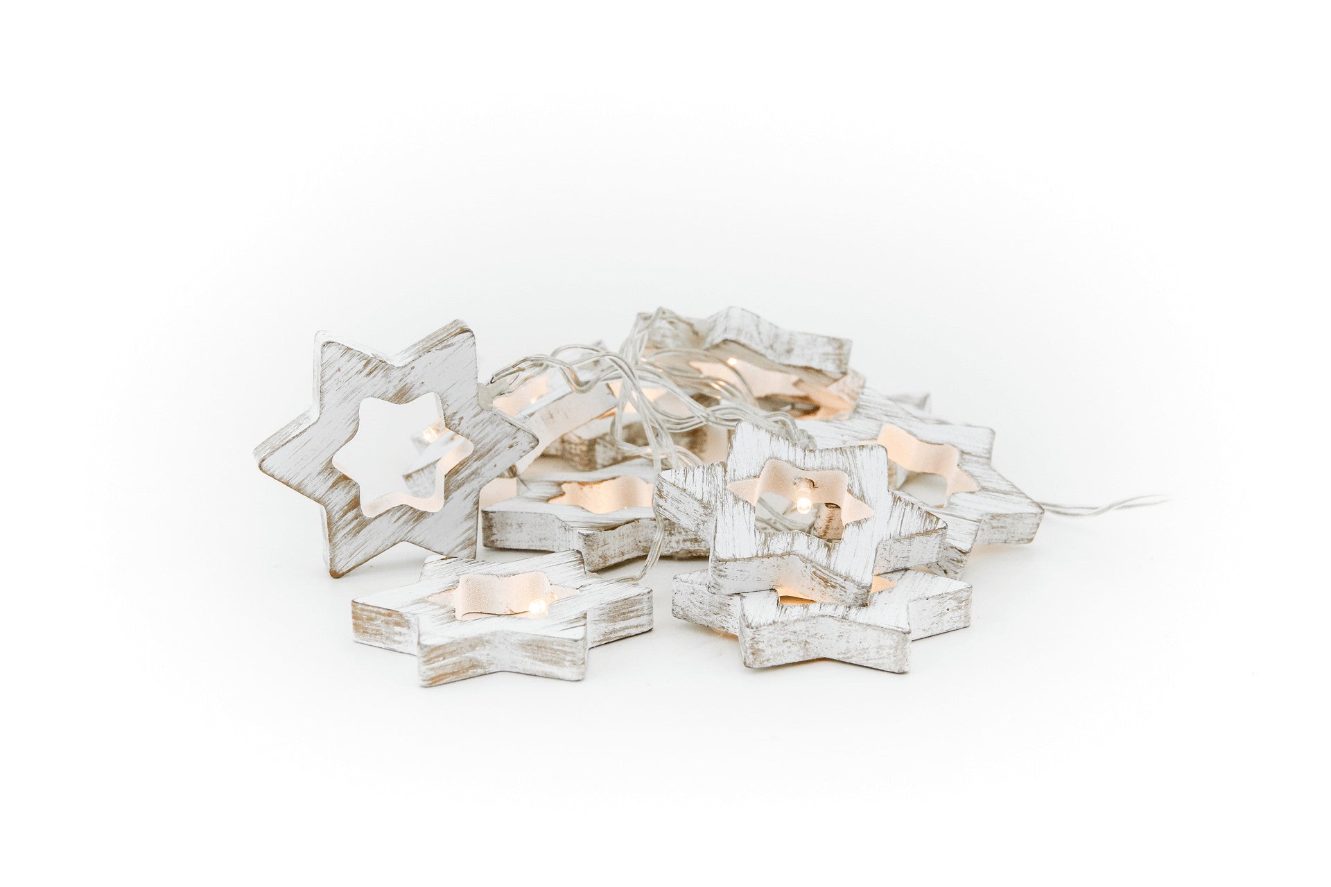 Guirnalda Led Estrellas Rústicas.