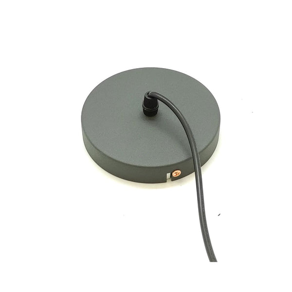 Lámpara Colgante 1 Foco de Aluminio Negro y Cobre