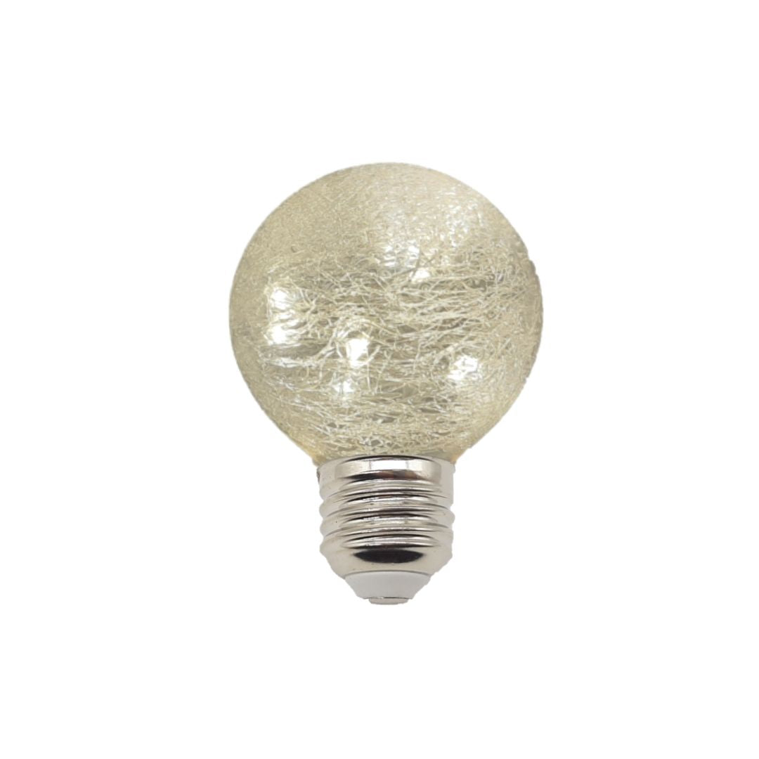 Ampoule Guirlande Spéciale LED G80 E27 avec Fil Lumineux Blanc Chaud