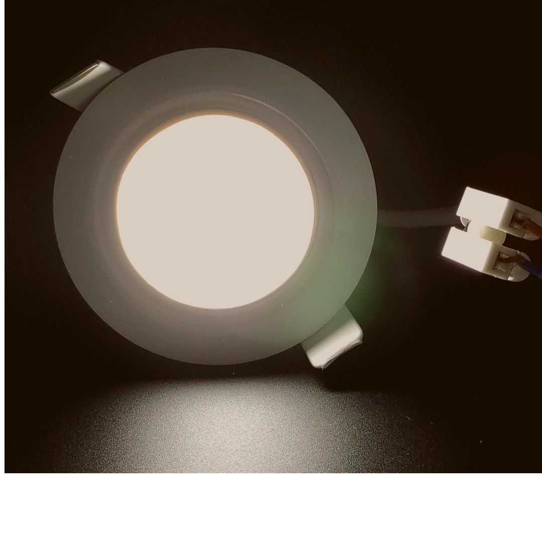 Downlight Led Redondo Empotrable Orientable 8w corte 75 mm