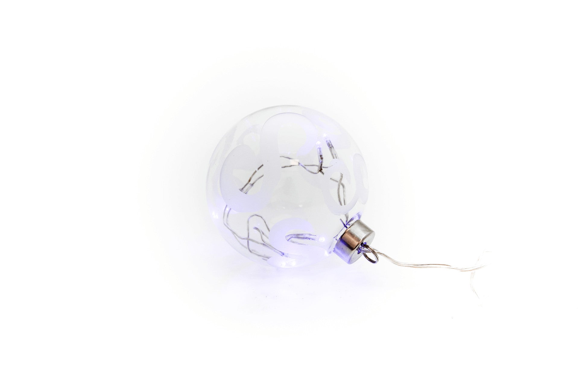 Bola Cristal Led Azul