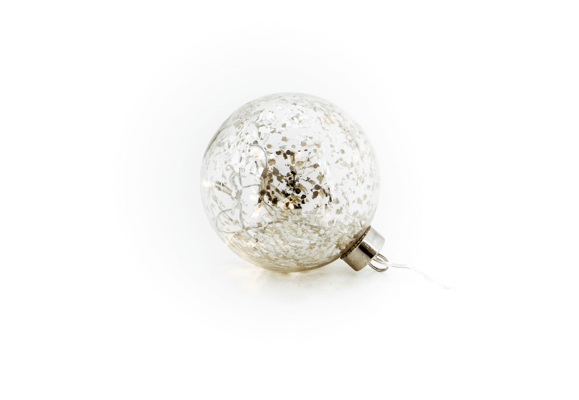 Bola Led Cristal Transparente.