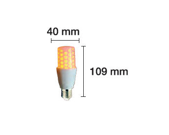 Bombilla Led Efecto LLama 3W.
