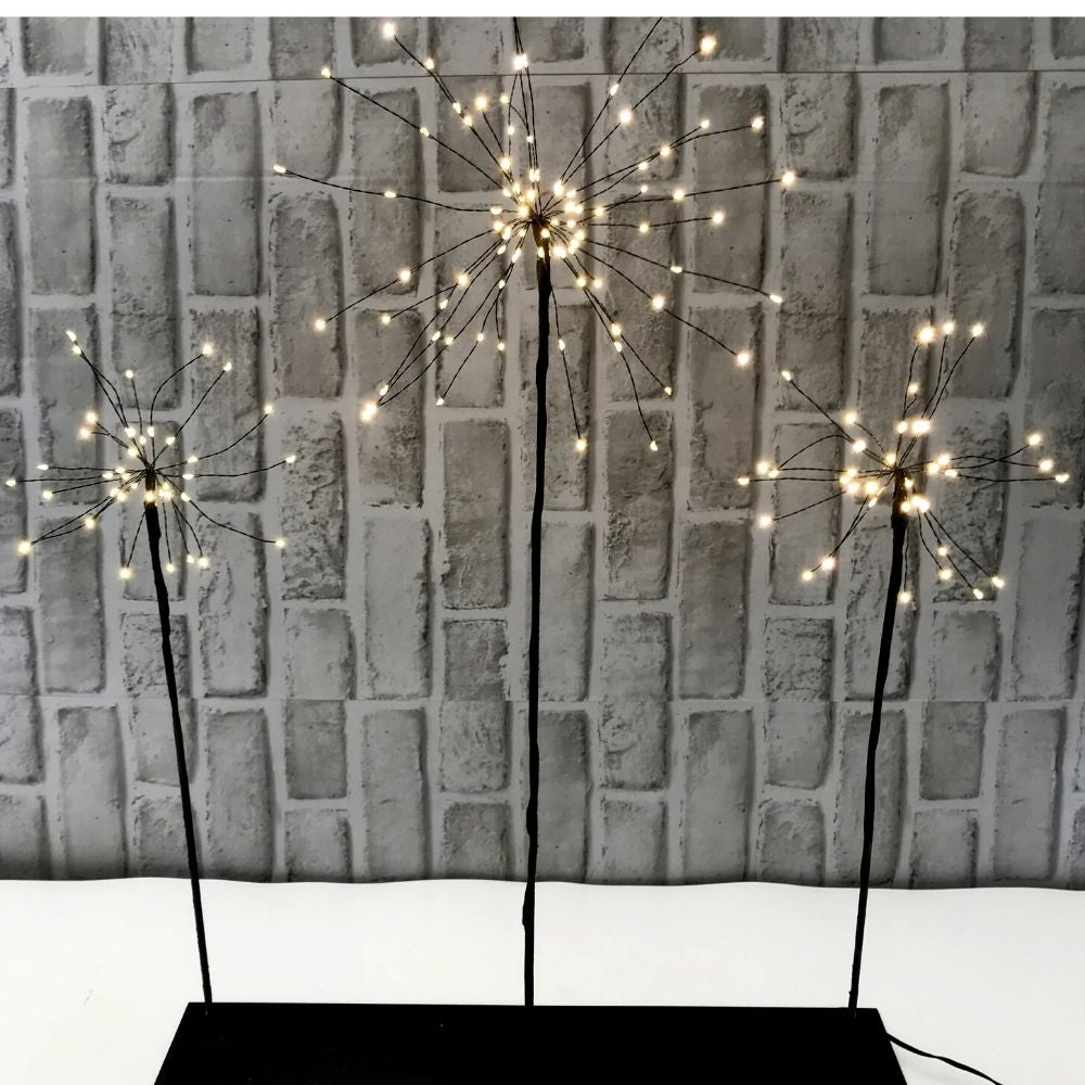 Set 3 Estrellas de Luces Leds
