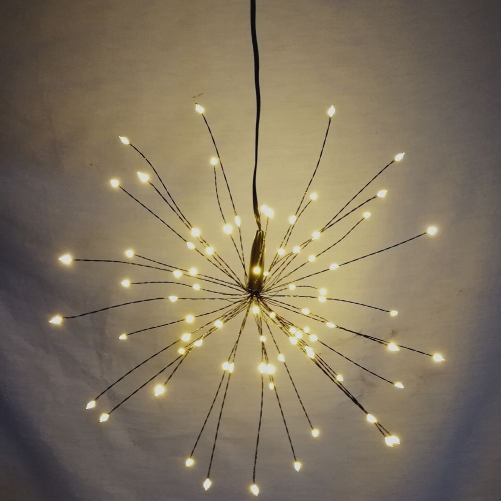 Luzes Led Brancas Quentes Star 120