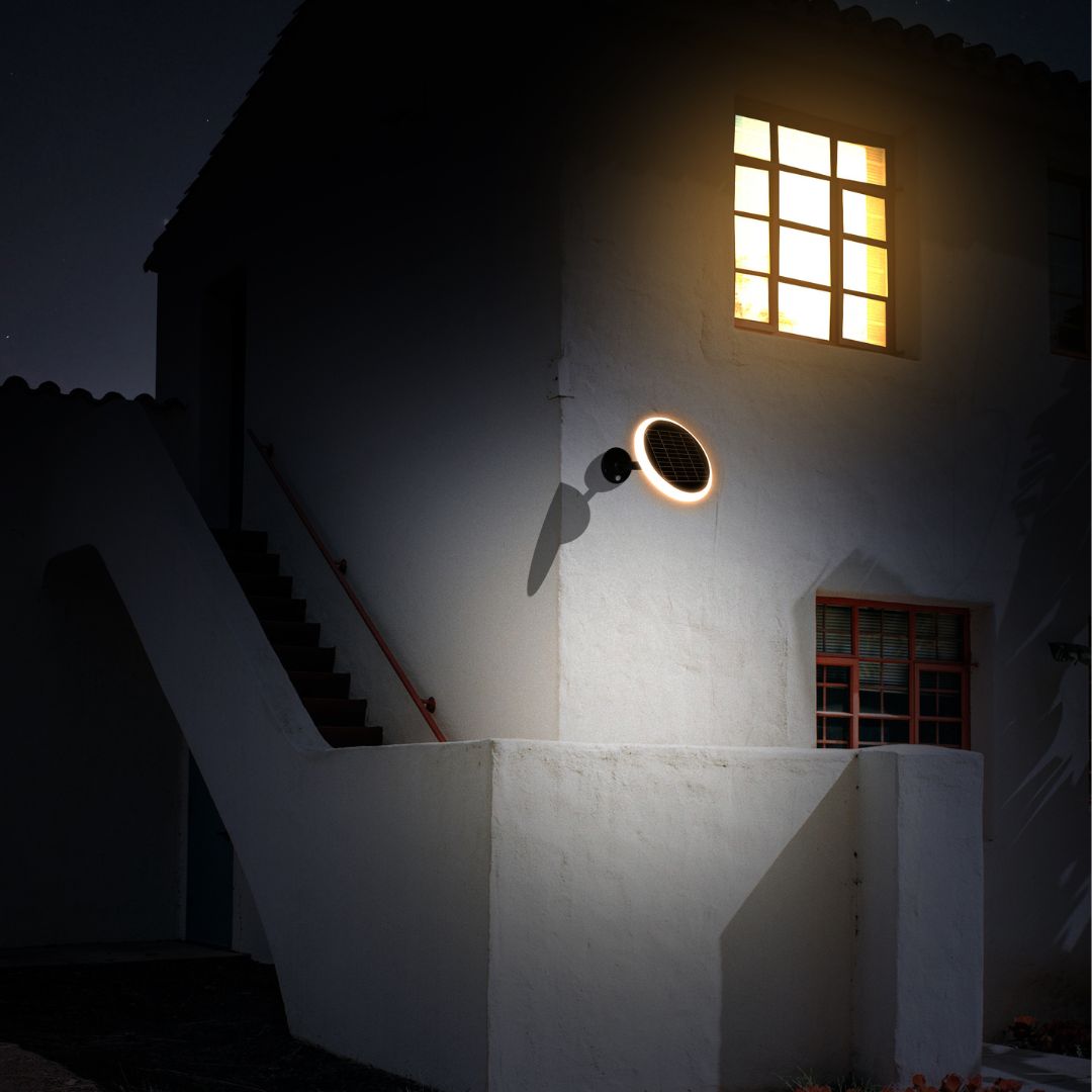 Aplique Led Solar Exterior 8w 4000k IP65