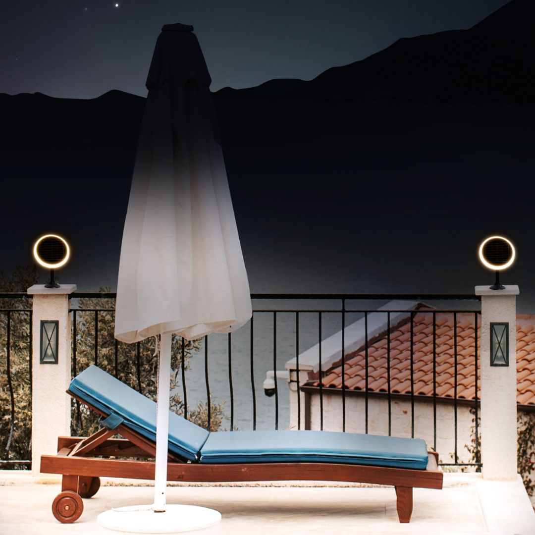 Aplique Led Solar Exterior 8w 4000k IP65
