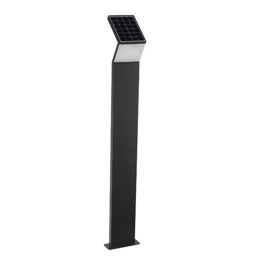 Baliza LED Solar 3W 3000K 100Lm con Sensor de Presencia y Crepuscular IP54