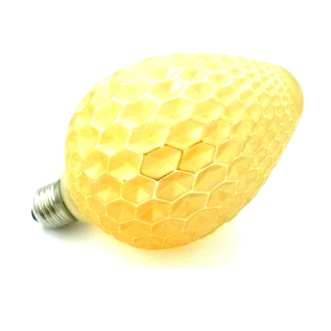 Bombilla Decorativa LED 6W 2700K Piña de Cristal amarillo