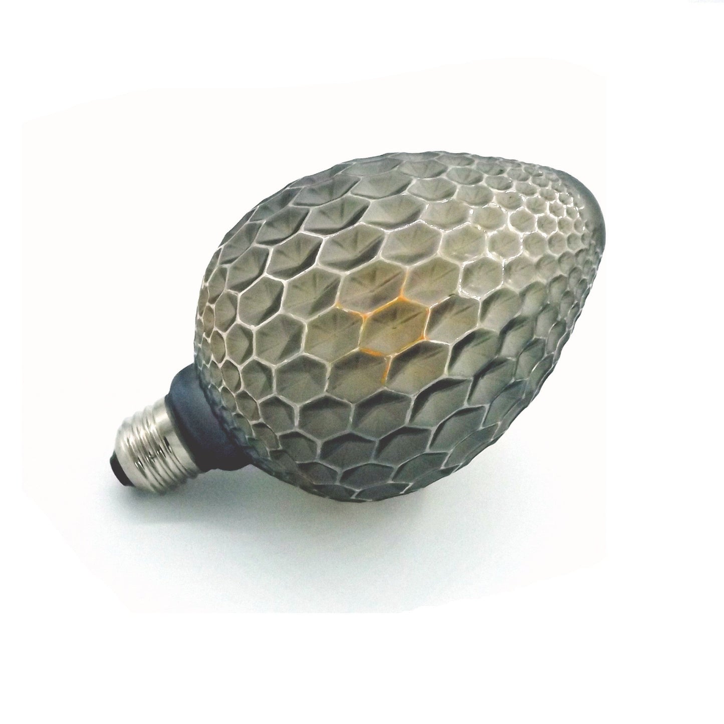 Bombilla Decorativa LED 6W 2700K Piña de Cristal gris