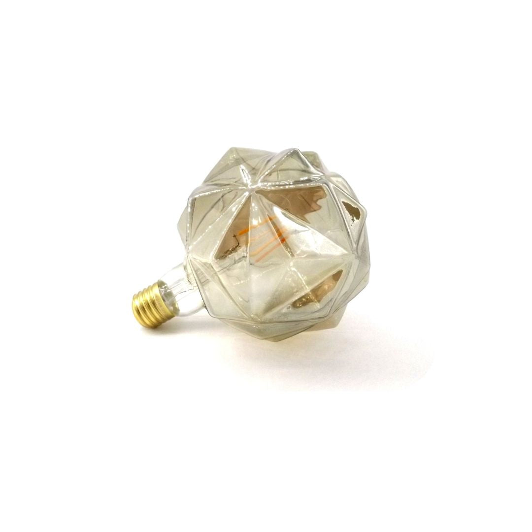 Bombilla Decorativa LED E27 4W 1800K Cristal Gris