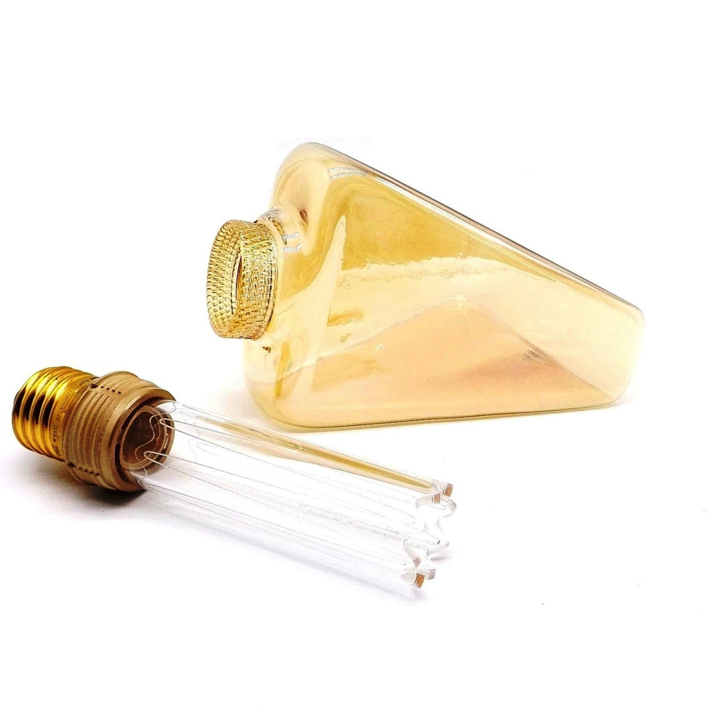 Bombilla Decorativa LED E27 4W 1800K Diamante Cristal Dorado 3