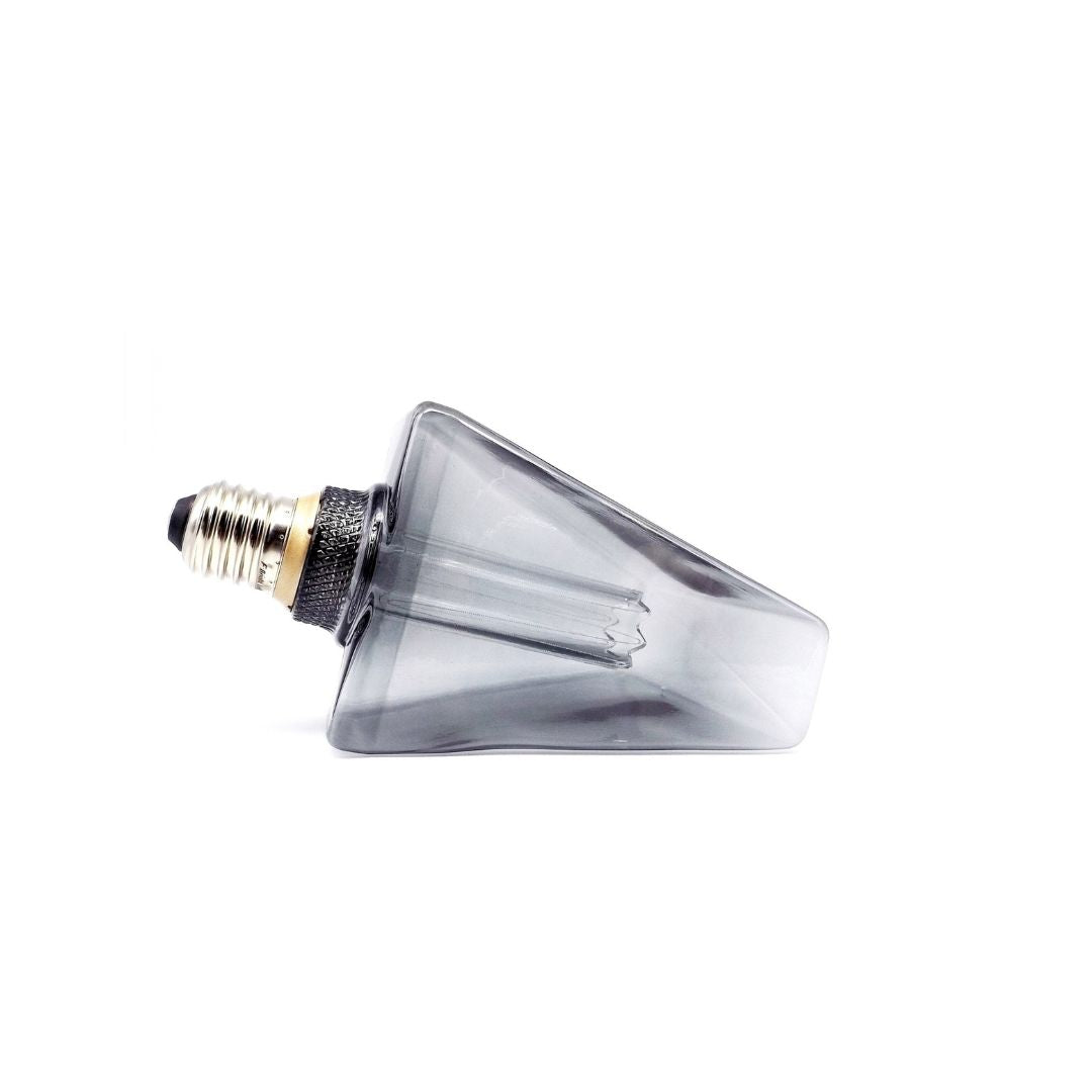 Bombilla Decorativa LED E27 4W 1800K Diamante Cristal Gris
