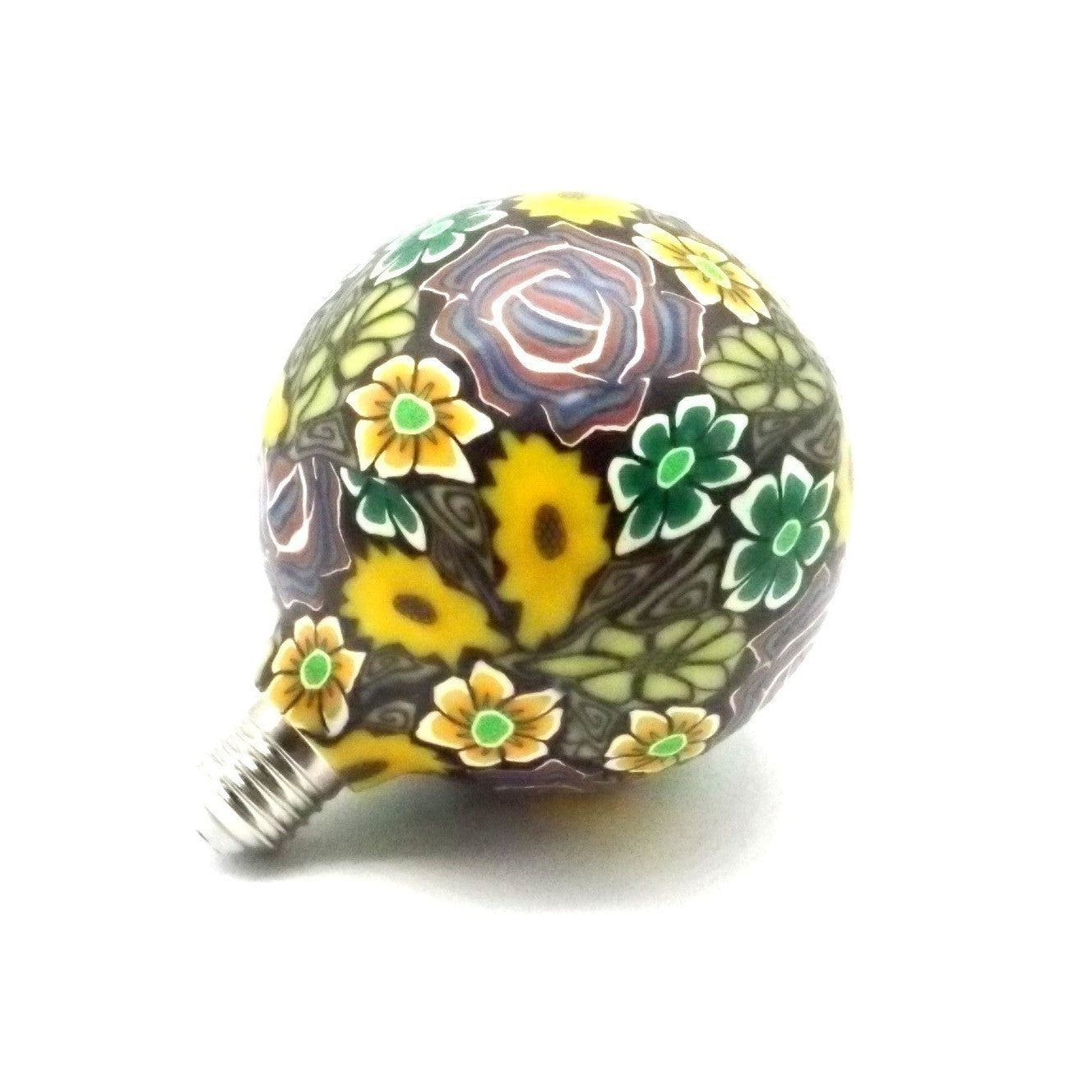 Bombilla Decorativa Led Silicona Hoja Verde.