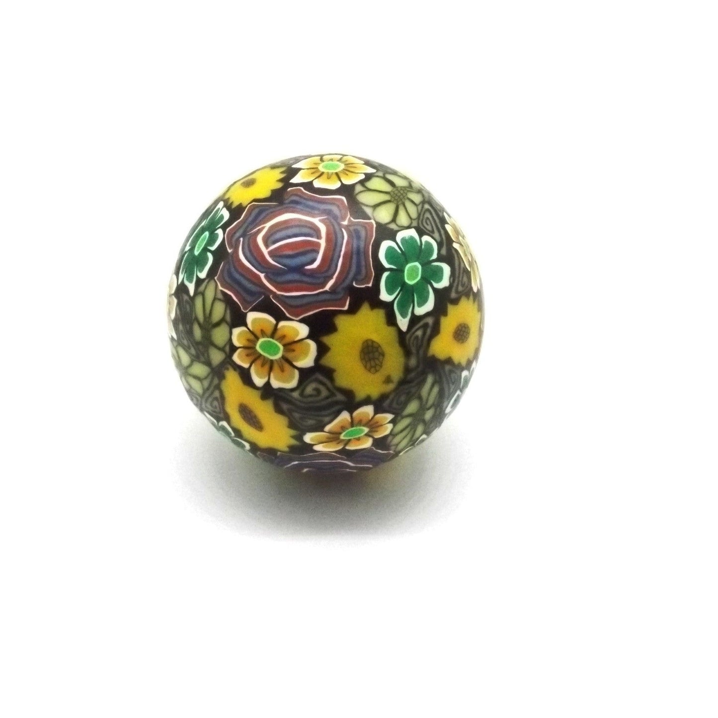 Bombilla Decorativa LED E27 4w 3000k Globo Silicona Flores y Hojas Verdes 5