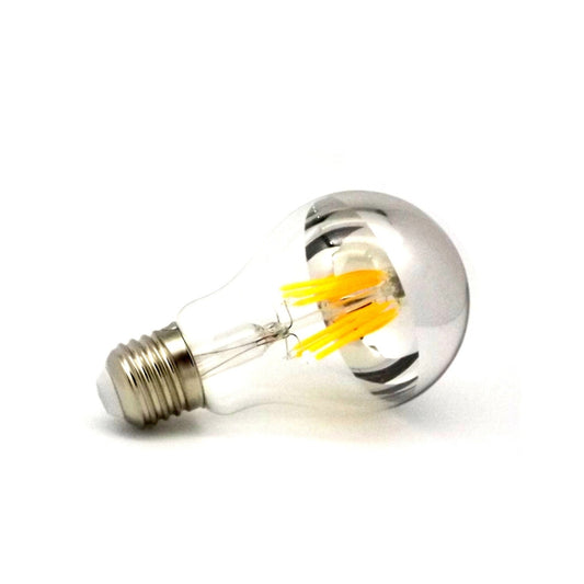 Bombilla Decorativa Filamento Led Cúpula Espejo 8W