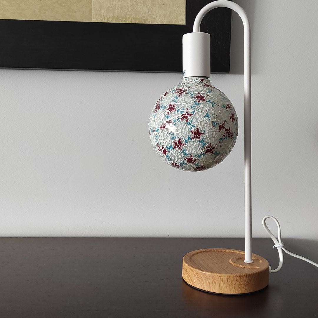 Bombilla Decorativa LED Globo G125 Tiffany Blanca E27 4W 2