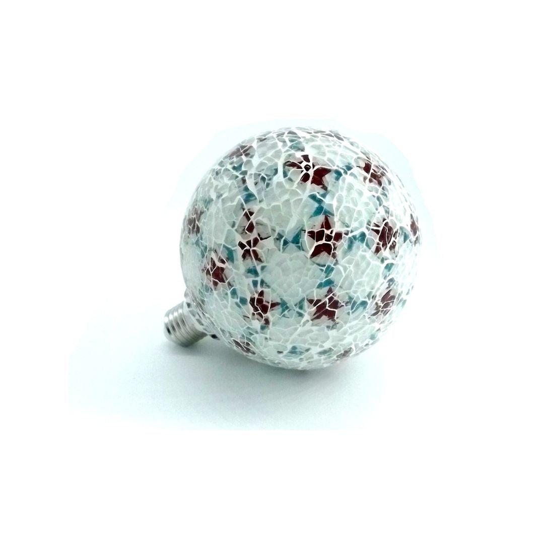 Bombilla Decorativa LED Globo G125 Tiffany Blanca E27 4W 3