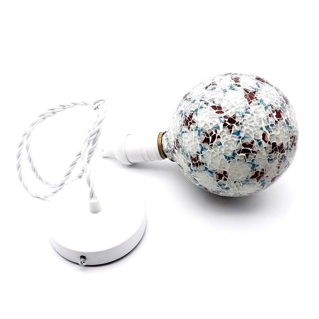Bombilla Decorativa LED Globo G125 Tiffany Blanca E27 4W 4