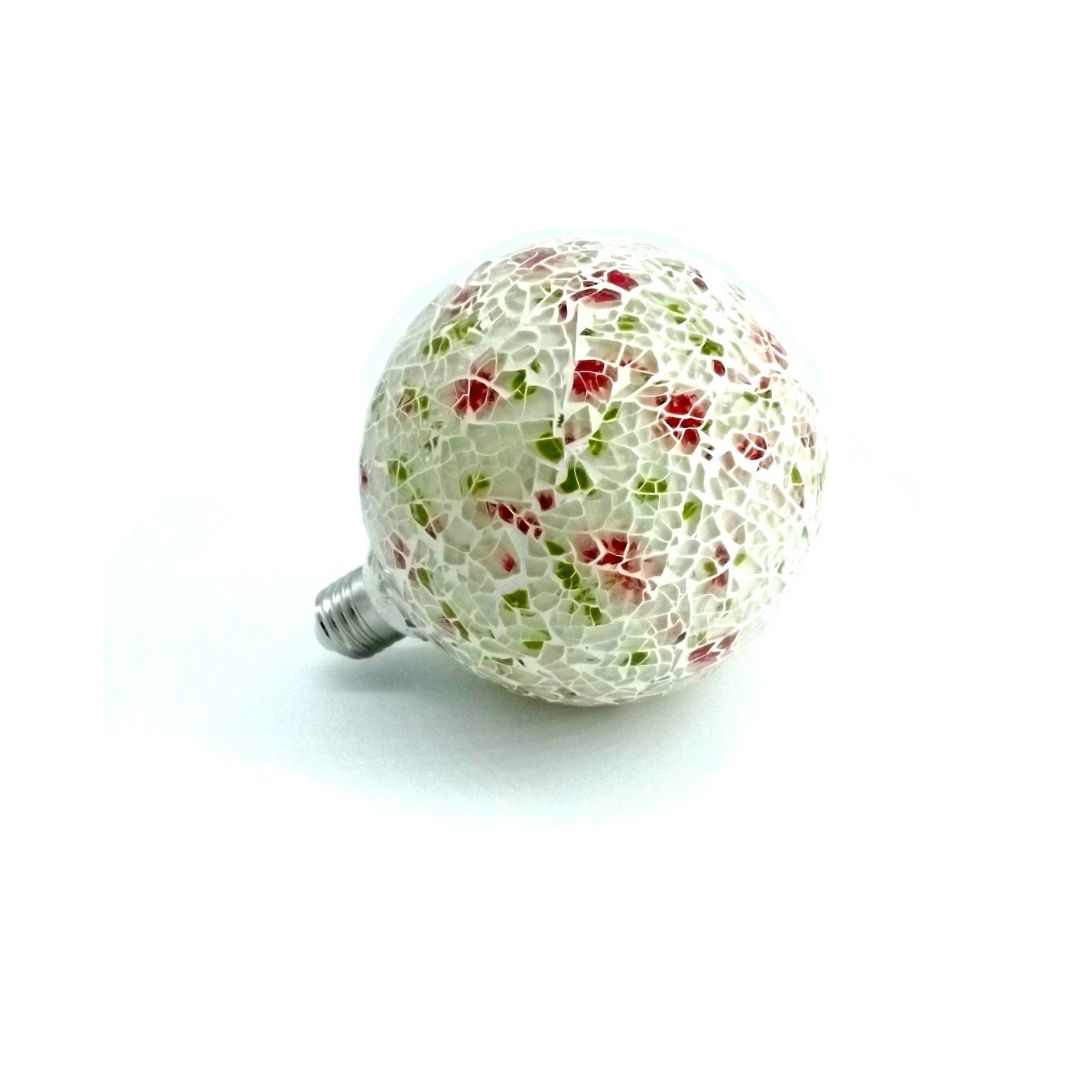 Bombilla Decorativa LED Globo G125 Tiffany Rosa E27 4W 2