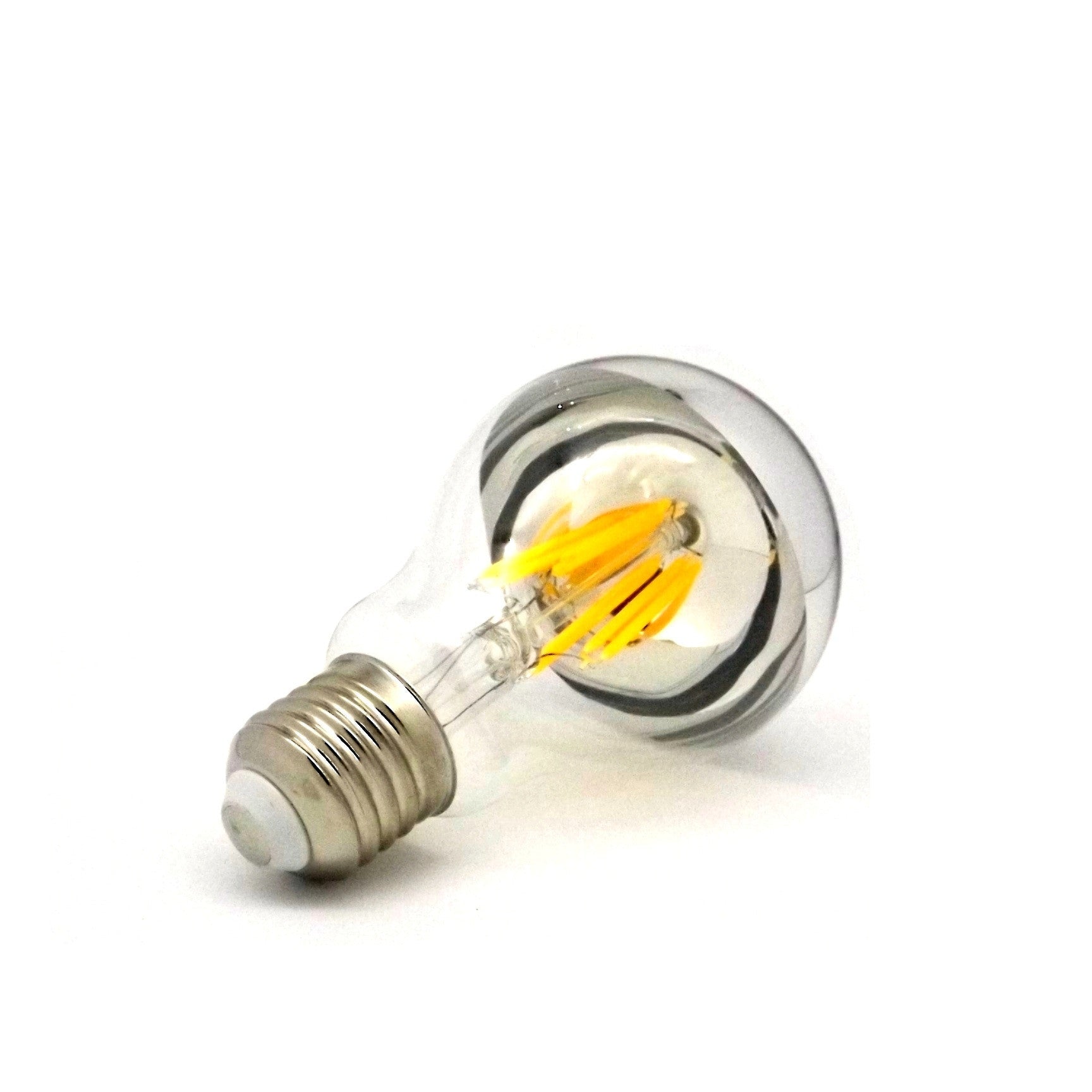 Bombilla Decorativa Filamento Led Cúpula Espejo 6W.