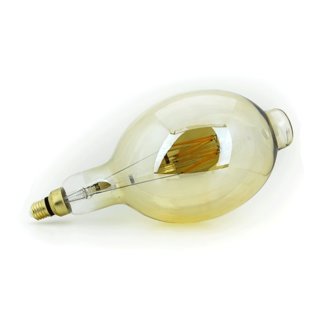 Bombilla Decorativa LED Grande E27 8w 2200K Cristal Dorado 1