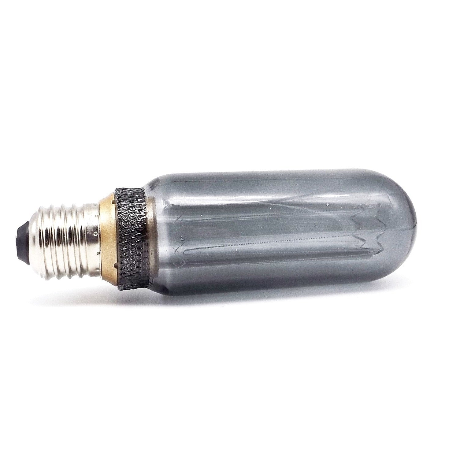Bombilla Decorativa LED Tubular T45x147mm E27 4W 1800K Cristal Gris 2