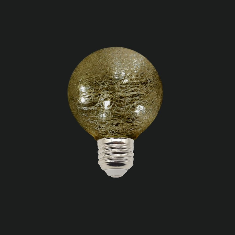 Bombilla LED G80 E27 Especial Guirnalda con Hilo Luminoso Blanco Cálido 1