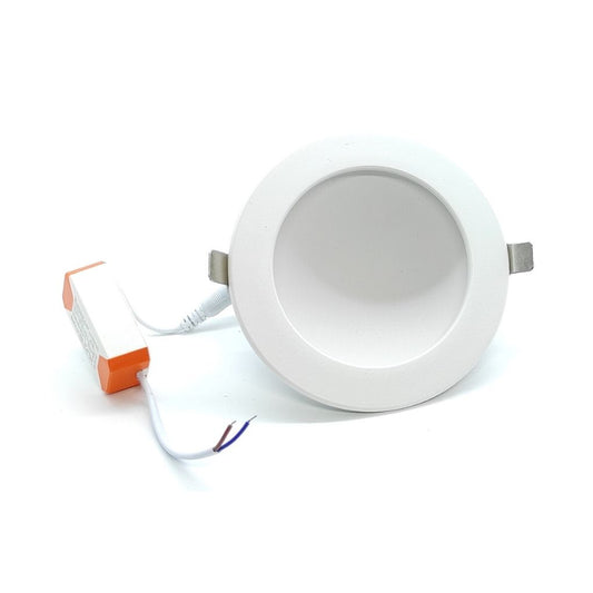 Downlight LED Empotrable Regulable 6W Redondo con Led Oculto y Corte 95 mm